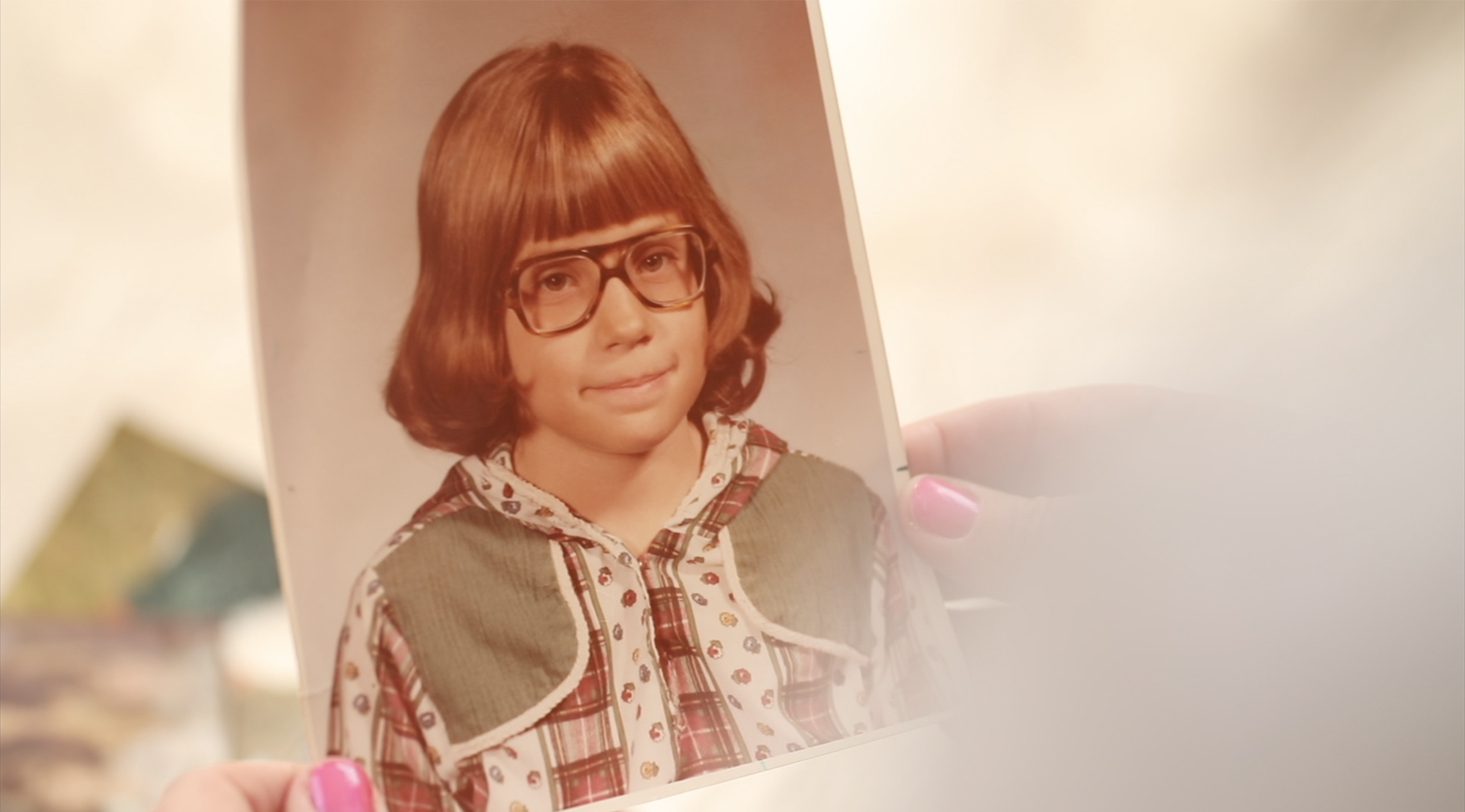 Kristi at age 8